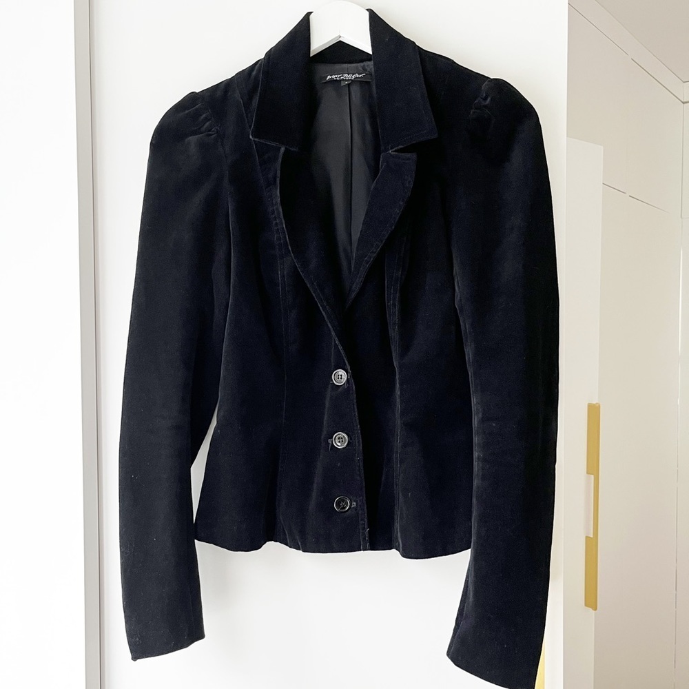 BETSEY Johnson velvet blazer